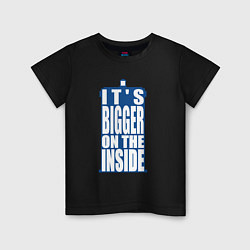 Детская футболка Its bigger on the inside