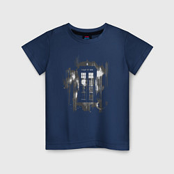 Детская футболка Tardis grey