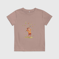 Детская футболка Радостная осень