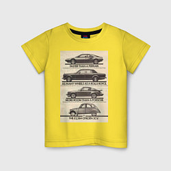 Детская футболка Citroen автомобиль