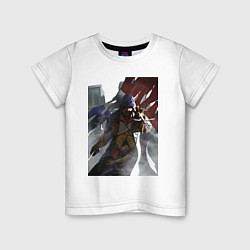 Футболка хлопковая детская Мужская футболка Assassins Creed Unity, цвет: белый
