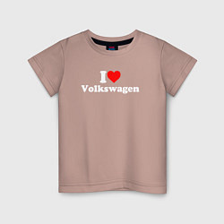 Детская футболка I love Volkswagen