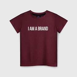 Детская футболка I am a brand