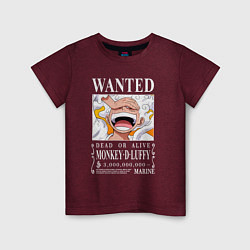 Детская футболка Monkey D Luffy - wanted