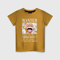 Детская футболка Monkey D Luffy - wanted