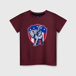 Детская футболка Elephant USA