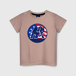 Детская футболка Слон - США