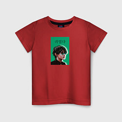 Детская футболка Техен зеленый