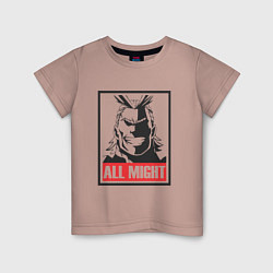 Детская футболка Моя геройская академия All Might