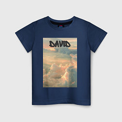 Детская футболка David облака