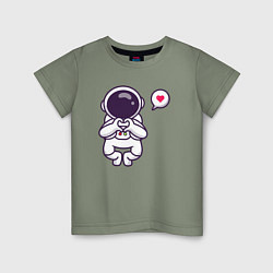 Детская футболка Astronaut love