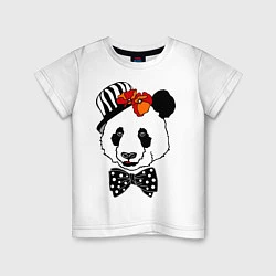 Детская футболка Панда с маками