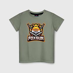 Детская футболка Fox gun