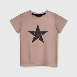 Детская футболка Black star USSR