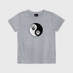 Детская футболка Инь ян символ квадробика