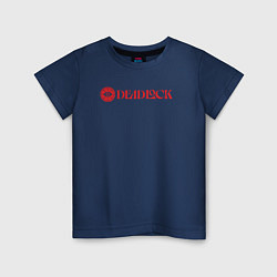 Детская футболка Deadlock red logo