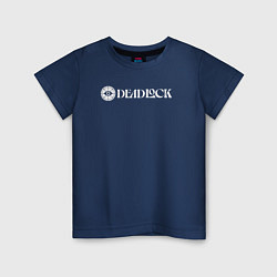 Детская футболка Deadlock white logo