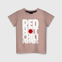 Детская футболка RHCP - title and logo