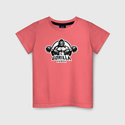 Детская футболка Gorilla power gym