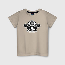 Детская футболка Gorilla power gym