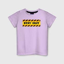 Детская футболка Stay out