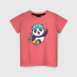 Детская футболка Skater panda