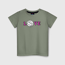 Детская футболка Love volley