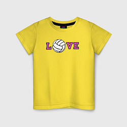 Детская футболка Love volley