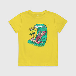 Детская футболка Серфер и русалка