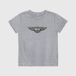 Футболка хлопковая детская Bentley Motors, цвет: меланж