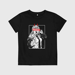 Детская футболка Пауэр - манга Человек-бензопила