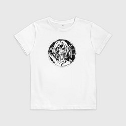 Детская футболка Аниме кибер абстракция