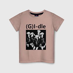 Детская футболка G I-dle группа в стиле империи