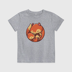 Детская футболка Fox family