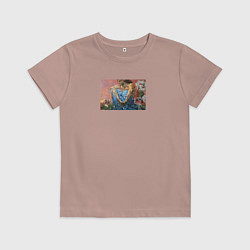 Детская футболка Демон сидящий автор Врубель