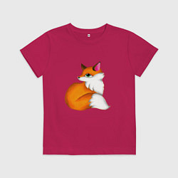 Детская футболка Лисичка на чиле