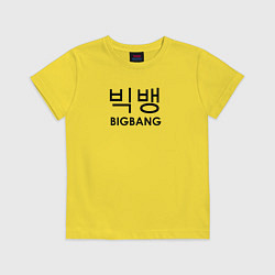 Детская футболка Big bang логотип