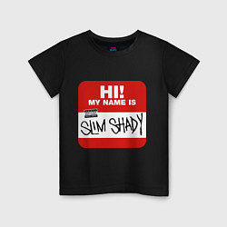 Детская футболка Eminem - slim shady sticker