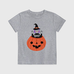 Детская футболка Ведьма в тыкве