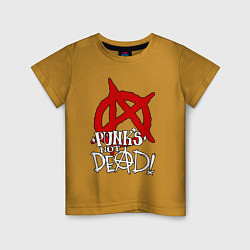 Детская футболка Punks not dead title