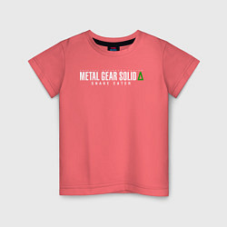 Детская футболка Metal gear solid 3 Snake eater logo