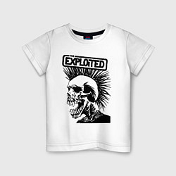 Детская футболка The exploited - punk skull