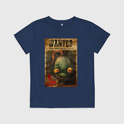 Футболка хлопковая детская Oddworld - wanted, цвет: тёмно-синий