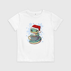 Детская футболка Змейка с кофе