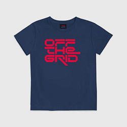 Детская футболка Off the grid logo