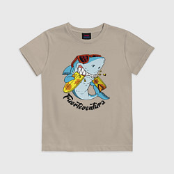 Детская футболка Fuerteventura summer style - shark