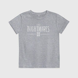 Детская футболка Litttle nightmares 3 logo