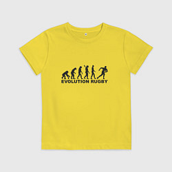 Детская футболка Эволюция регби