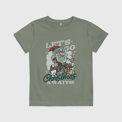 Детская футболка Рождество ждет