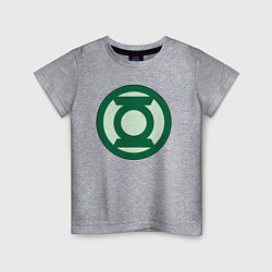 Детская футболка Green lantern logo